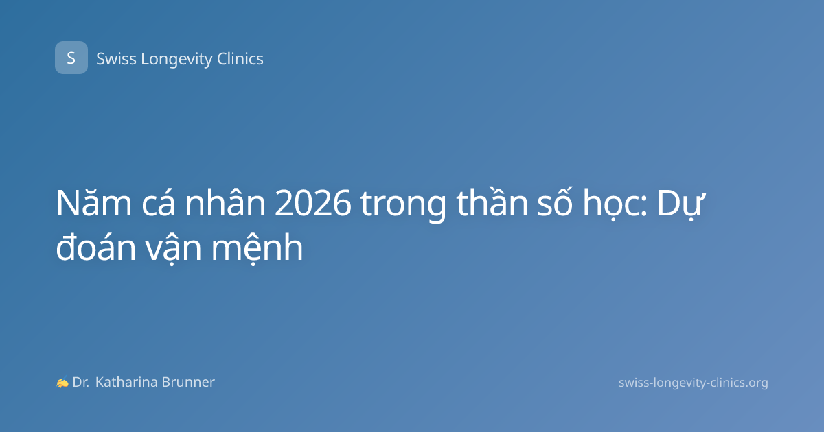 Năm cá nhân 2026 trong thần số học: Dự đoán vận mệnh