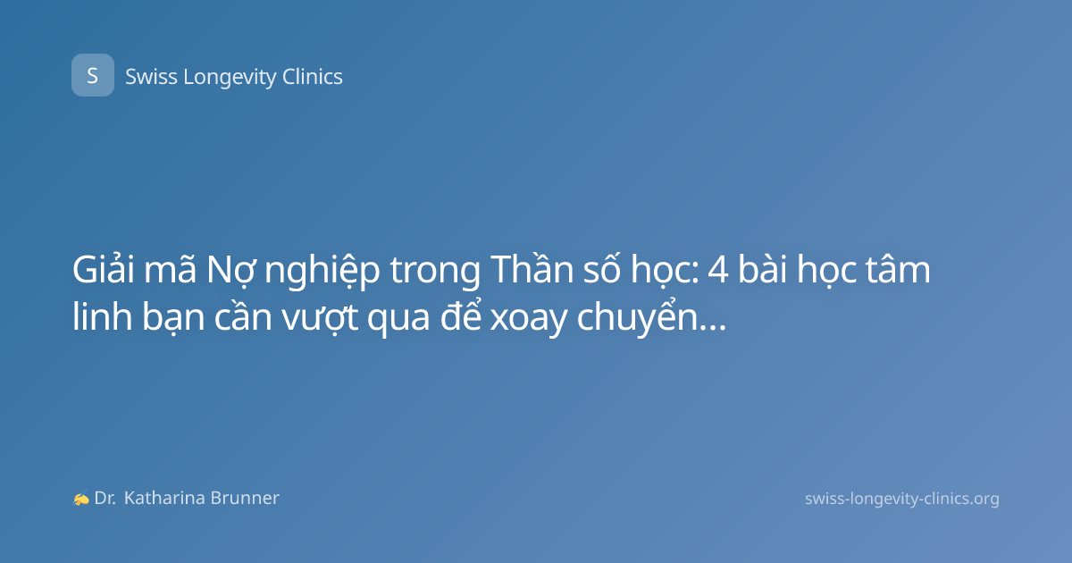 Giải mã Nợ nghiệp trong Thần số học: 4 bài học tâm linh bạn cần vượt qua để xoay chuyển vận mệnh